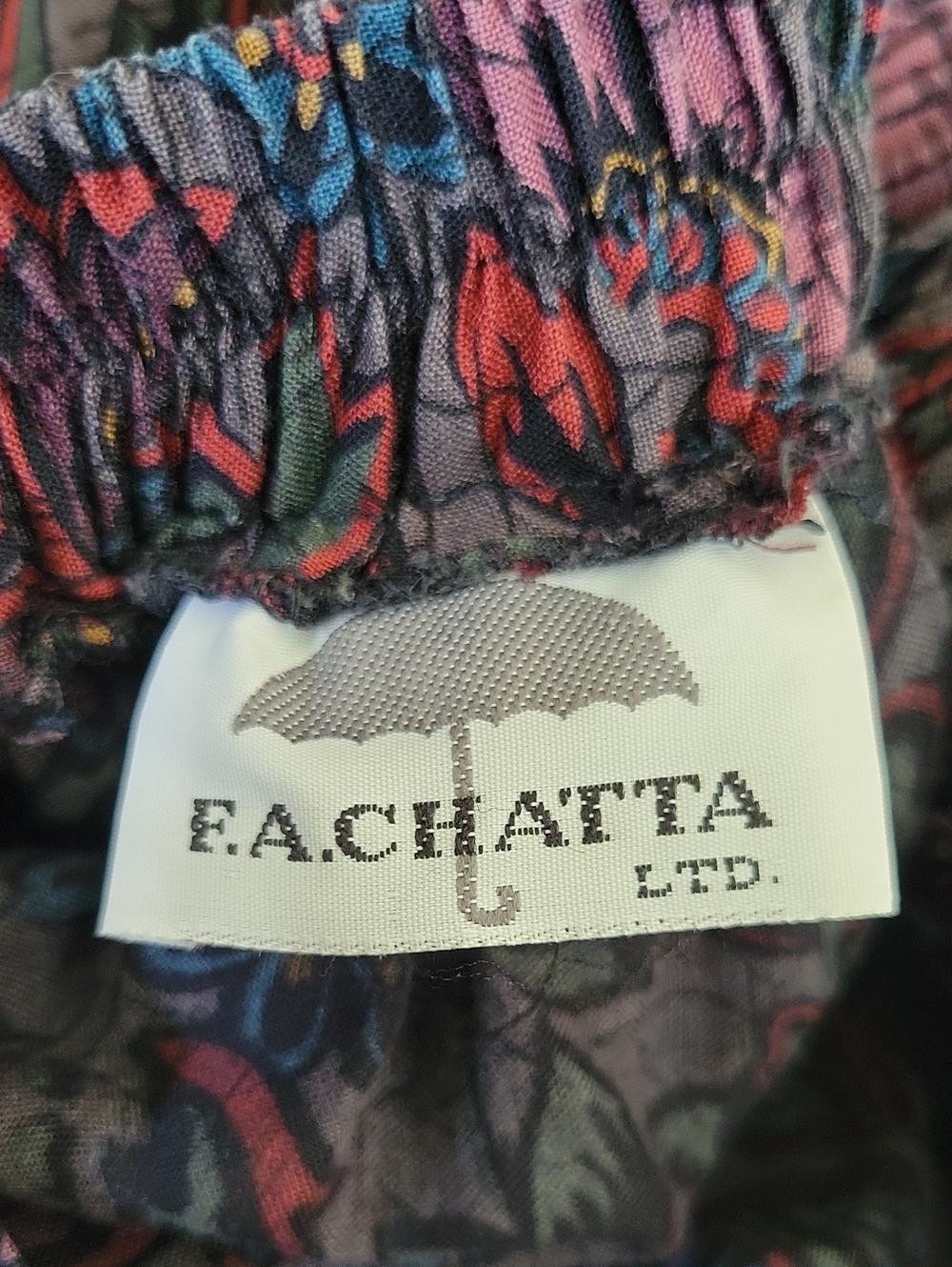 F.A. Chatta | Vintage Floral Full Skirt - Picture 7 of 7